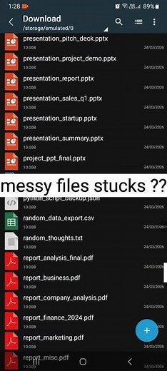 Organize Files in Seconds ⚡ Python File Organizer. #automation #python #fileOrganizer #filedrop