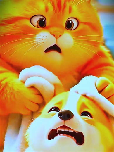 Cute 3D Animation of Puppies and Monkeys