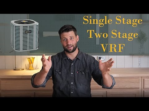 Air Conditioners - Single Stage vs. Dual Stage vs. VRF (Mini Split) - Sizing and Dehumidification