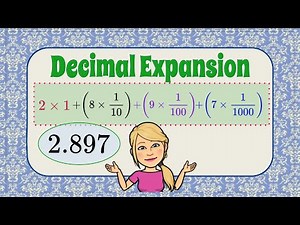 How to Write a Number Using Decimal Expansion | 5.NBT.A.3 💛💙