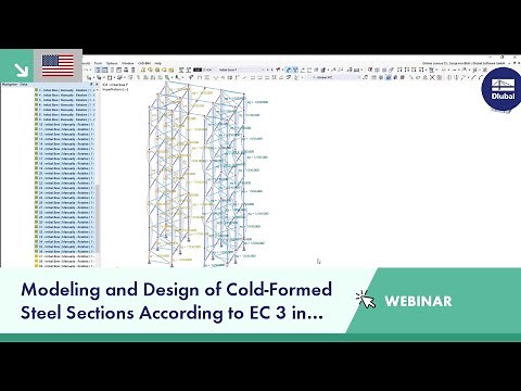 Modeling and Design of Cold-Formed Steel Sections According to EC 3 in RFEM 6