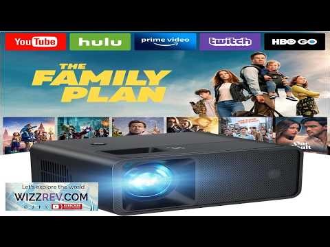 CiBest Mini Projector Upgraded Full HD 1080P Support Video Projector Portable Small