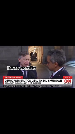 Sen. Hickenlooper (D-CO) admitted the truth that Democrats spent weeks denying. The only part he hated was the Gov opening again. 🎥: @MediasLies | Larimer County Republicans