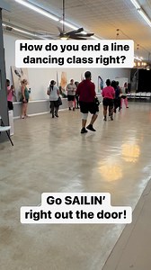 The the fun is over, we go sailin’ right on home! #linedance #linedancing #thewell #cantonms #dancing #mondaynight | The Well Canton