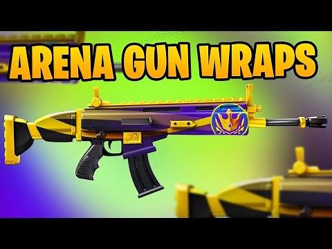 How to Unlock the NEW FREE Arena Gun Wraps | Fortnite Competitive Update