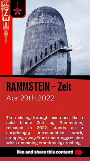 RAMMSTEIN - Zeit (2022) #onthisday #metalreview #metal #industrialmetal #rammstein #tillindemann