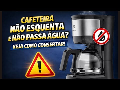 Coffee maker not heating up and not dispensing water! See how to fix it!