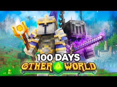 We Survived 100 Days of DUO OtherWorlds in Minecraft