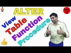 Alter Command in Oracle - SQL with Example