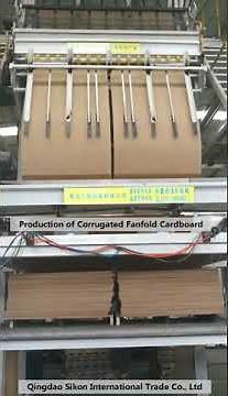 Production of Corrugated Fanfold Cardboard