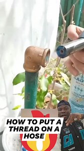 How to put a thread on a hose | World News
