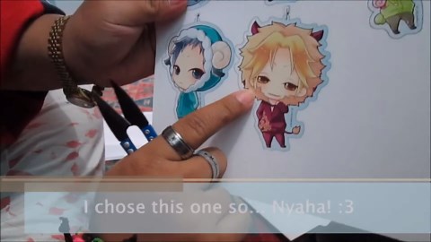 How to make an anime key chain- tutorial