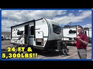 24' & 5,300lb Couples Trailer! 2026 Forest River Flagstaff Micro Lite 22SQS