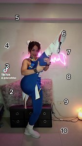 8.6K views · 767 reactions | Flexibility Test for Chun-Li 冀 Morning Workout  Disclaimer: AUDIO used in the video belong to their respective owners and I do not claim any right over them. #streetfighter #cosplayer #chunlicosplay #trends #darcell | Darcell Diaz | Facebook