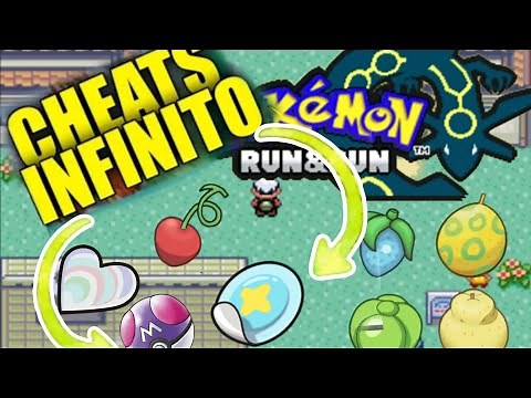 Cheat codes Pokemon Run and Bum masterball, Heart Scale y mas...