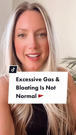 Excessive gas and bloating is not normal. 🚩 It’s a signal that something isn’t quite right in your digestive tract. 🪧 Gas is produced by bacteria in your colon. 🦠 These gas producing bacteria thrive on poorly digested starches and sugars. When overfed, they can overgrow and lead to an increase in gas (and bloating). 📈 Bloating is the buildup of gas 💨 or in some cases the buildup of stool 💩 in the GI tract. Btw, if you aren’t having a daily bowel movement and you’re feeling bloated, the fir