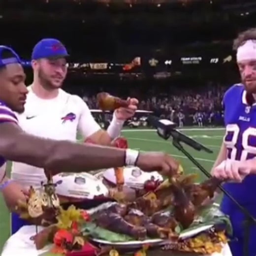 Celebrating 4th of July with Stefon Diggs and Josh Allen