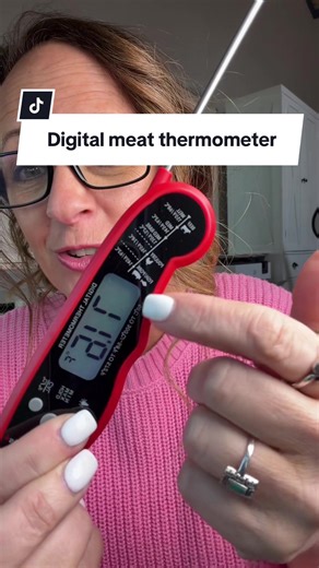 Stop guessing if your meat is done This digital meat thermometer gives you instant, accurate temps so every steak, chicken, and roast comes out perfect every time. Quick read, easy to use, and a must-have for stress-free cooking. #KitchenGadgets #CookingMustHave #MeatThermometer #HomeChefTools #FoodPrepEssentials