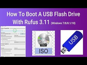 How To Boot A USB Flash Drive with Rufus 3.11 |Windows 7/8/8.1/10 | VTeach24