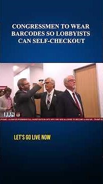 Congressmen To Wear Barcodes So Lobbyists Can Self-Checkout