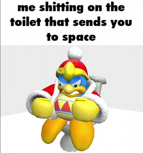 ME SHlTTING ON THE TOILET THAT SENDS YOU TO SPACE #kirbyanimation #kirbygmod #kirbysfm #kirbymemes