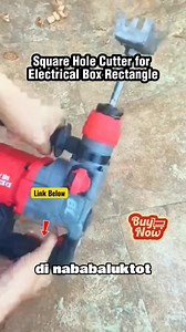 Square Hole Cutter for Electrical Box Rectangle Slot CutterAlloy Steel Electric Concrete Saw. #shopeeaffiliate #shopeefinds #ShopeePH #ShopNow #buynow #trendingnow #fyp | Malipot Franklin Calilan