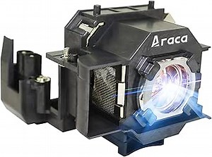Araca ELPLP34 Projector Lamp with Housing for Epson EMP-X3 EMP-82 PowerLite 76C 82C EMP-62 EMP-62C EMP-63 EMP-76C 62C Replacement Projector Lamp