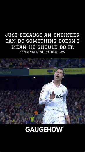GaugeHow Engineering on Instagram: "Only Ethics I know🫠🫠 . . #engineeringmeme #engineerlife #memes #mechanicalengineering #ronaldo"