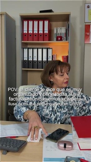 Mi cliente es muy organizado
