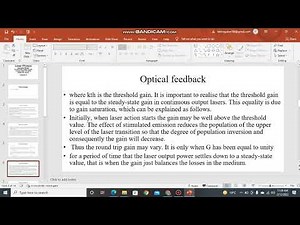 Optical feedback in Laser system🥰 and what's uses#remaingtopic⬅️
