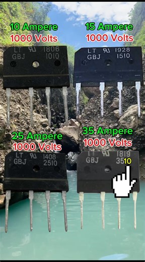 Reading current and voltage codes on bridge diodes #shorts #diy #automobile #electronic #technology