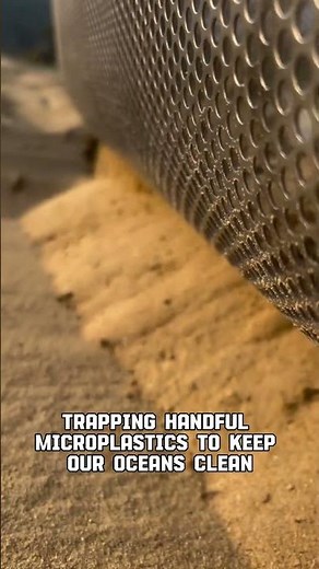 Ingenious Technology Cleans Microplastics from Beaches