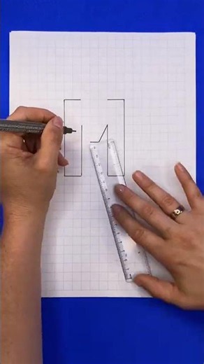 3D Lettering Tutorial | Letter M