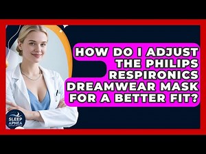 How Do I Adjust The Philips Respironics DreamWear Mask For A Better Fit?