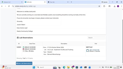 Midnight NETLAB Assignments.... we don't sleep until we make it😴😴💪