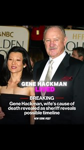 18 reactions · 11 comments | Gene Hackman cause of death revealed as...