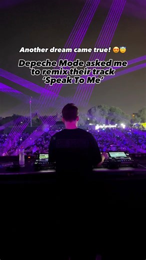 To Remix the legendary Depeche Mode was an absolute honor 🤯🖤 what a pleasure it was to put the HI-LO spin on their track 'Speak To Me' and it's out today!! 🌀 I hope you love it as much as I do :) | HI-LO