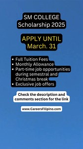 185K views · 550 reactions | SM College Scholarship 2025 APPLY NA:...