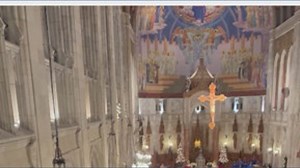 Midnight mass at Rosary Cathedral