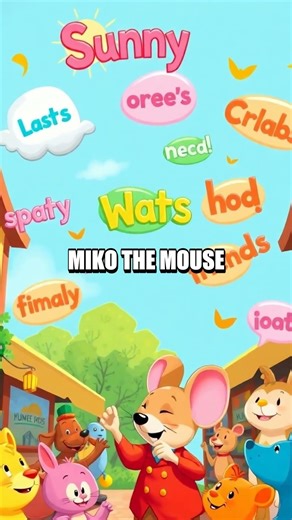 Market Day Words with Miko the Mouse