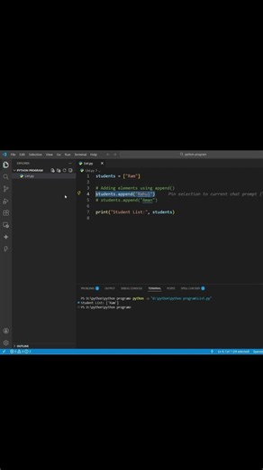 Python Programming for Beginners | List Basics & append() Method Explained
