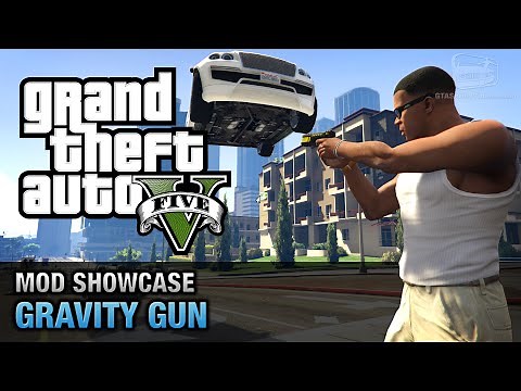 GTA 5 PC - Gravity Gun [Mod Showcase]