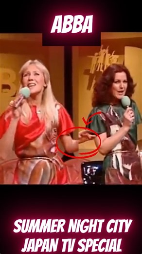 🎤 ABBA's Iconic Duo! Agnetha & Frida - Summer Night City ✨
