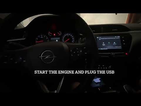 Opel Corsa F - USB multimedia manual update