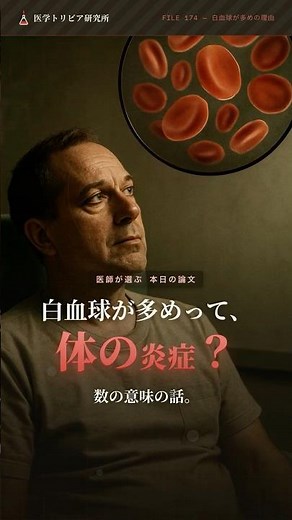 白血球が多めの人…体の炎症を映してる？｜医学トリビア研究所