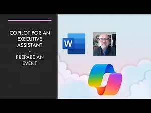 Copilot for Executive assistant - Prepare an event