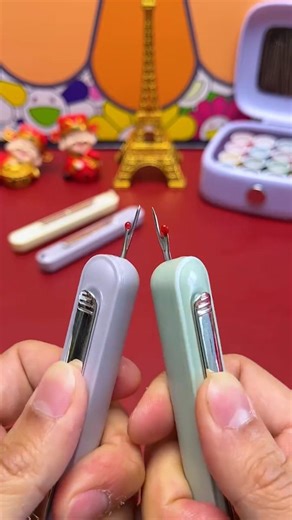 Savvy Offers ⚡ on Instagram: "Comment for link 😀🖇️ needle threader #needlethreader #sewingtools #tailoringhacks #diytools #usefulproducts"