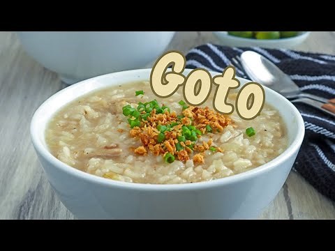 Goto | Filipino Beef Tripe Rice Congee