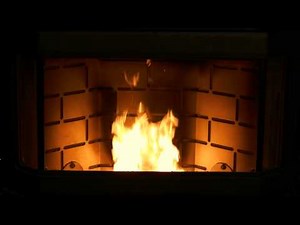 Enviro EF3 Pellet Fireplace Insert Burn Video
