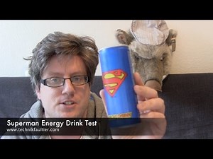 Superman Energy Drink Test